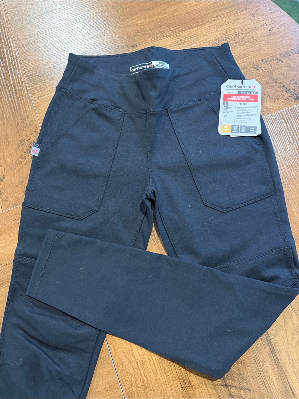 Carhartt Women’s Black Utility Jeggings with Front Patch Pockets